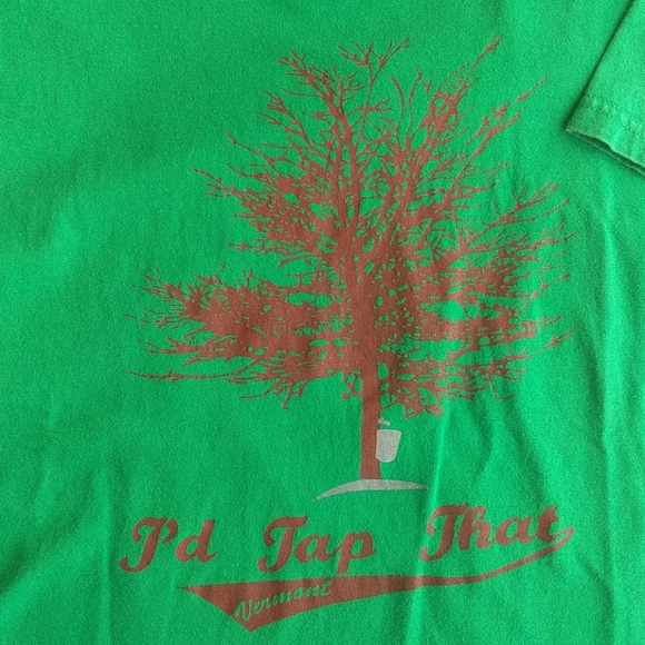 Mens "I'd Tap That" vermont tee shirt size medium - Picture 2 of 3